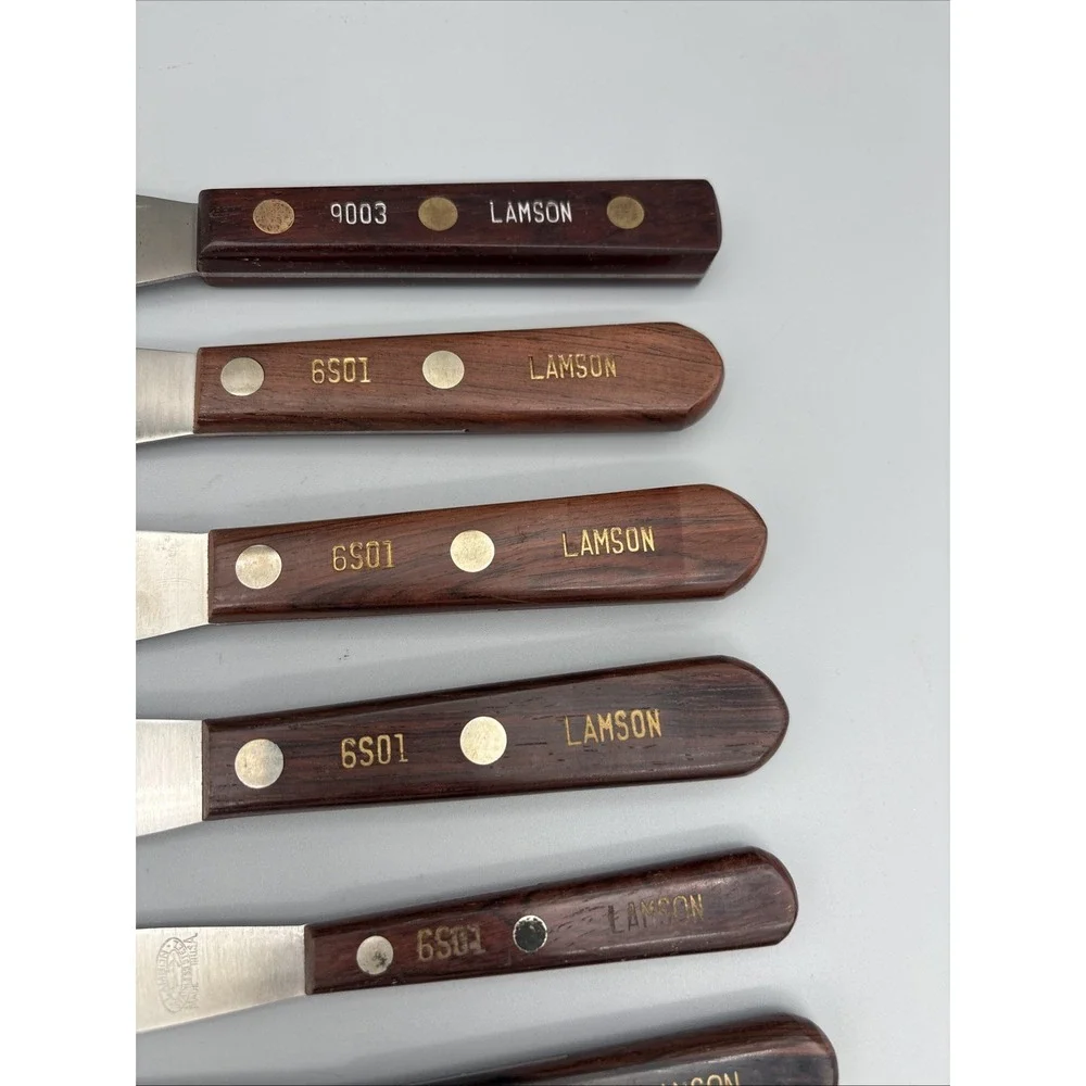 VTG‎ SS Lamson LOT of 8 Frosting Spatula 6S01 9003 USA Mult sizes 7.5 - 12